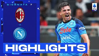 MilanNapoli 12  Il Cholito trascina il Napoli Gol e Highlights  Serie A TIM 202223 [upl. by Klug369]