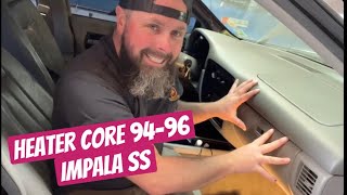 Heater Core Replacement 19941996 Impala SS [upl. by Rakia]