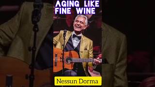 Aging like fine wine  Maestro Andrea Bocelli Nessun Dorma [upl. by Aletha]