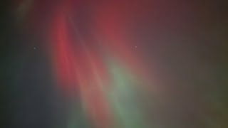 Northern Lights Aurora Borealis in Waubeek Wisconsin October 10 2024 [upl. by Child]