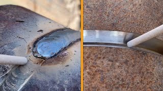 Learn to weld pipe root and cap 7018 [upl. by Kcirdef]