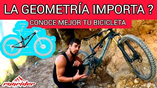 QUE ES LA GEOMETRÍA Y PARA QUE ENDURO MTB [upl. by Yereffej]