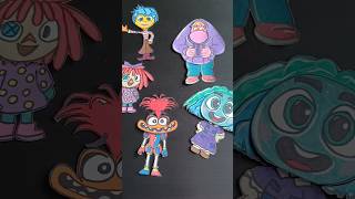 Wow 😲 I mixed characters Digital Circus with Inside Out papercraft art trend howto [upl. by Rihaz113]