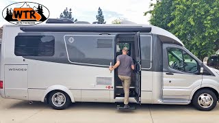 25 Small Class C RV WalkThrough  Leisure Travel Vans Wonder RTB [upl. by Rysler255]