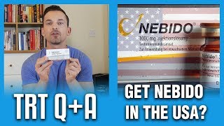 Is Nebido Available In The USA TRT QA [upl. by Peggi]