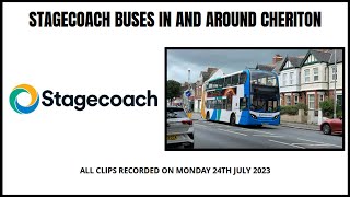 Stagecoach buses in and around Cheriton  Monday 24th July 2023 [upl. by Farrington583]