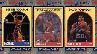 Top 10 Most Valuable 19891990 NBA Hoops Superstars Basketball Cards PSA graded [upl. by Nnaaihtnyc853]