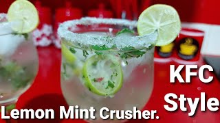 How to make KFC style KrusherLemon mint crusher recipeFoodandtaste crusherrecipe [upl. by Trefler]