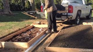 Cheapest Raised Garden Planter Beds on a Slope Hill Terrace Farming  Low Cost Easy Instructions DIY [upl. by Nairolf]