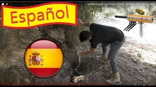 Detector subterráneo de oro y tesoros  GOLDAKS  Prueba de campo halla 2018 [upl. by Idolla45]