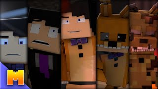 quotDrawn to the Bitterquot MOVIE  Minecraft FNAF Animated Music Video  MobAnimation [upl. by Aicenaj]