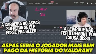 ASPAS SERIA O JOGADOR MAIS BEM PAGO DA HISTÓRIA DO VALORANT NA BLEED MAS ORG É REMOVIDA DA FRANQUA [upl. by Silma]