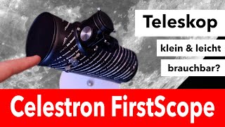 Celestron Firstscope 76300  Review zum Teleskop für Anfänger [upl. by Irra962]