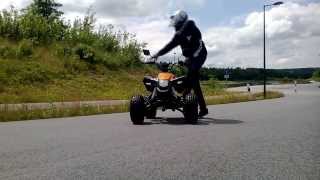 First Wheelie Training on Maddex 50 Quad  Milky Chance [upl. by Korfonta]