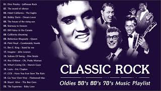 Best Classic Rock 50s 60s 70s  Oldies 50s 60s 70s Music Playlist [upl. by Enyluqcaj]