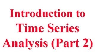 CSE5671337B Introduction to Time Series Analysis for Computer System Performance Evaluation [upl. by Fennell]