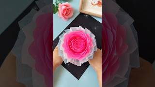 Lets create a Beautiful rose bouquet Start by taking 40 sheets of 5 by 5 cm paper [upl. by Maloney42]