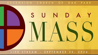 Sunday Mass Live Stream  September 22 2024  1030am [upl. by Kerns]