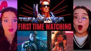 the GIRLS REACT to Terminator 1984 THIS IS TERRIFYING First Time Watching Scifi Movies [upl. by Berrie554]