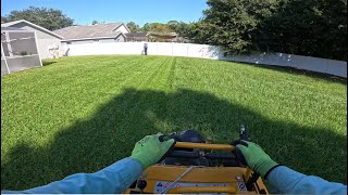 Lawn Care  Realtime Double Mowing HUGE BiWeekly Lawn [upl. by Pearl165]