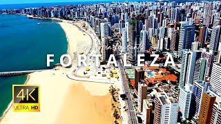 Fortaleza Brazil 🇧🇷 in 4K ULTRA HD 60FPS Video by Drone [upl. by Etteuqal803]