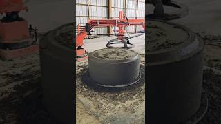 How Concrete Pipes are made in Factory factory shortsvideo shorts [upl. by Neffets729]