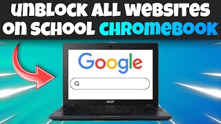 HOW TO UNBLOCK EVERYTHING ON SCHOOL CHROMEBOOKS [upl. by Ailem]