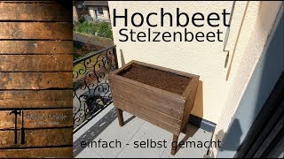 Hochbeet  einfach selbst gebaut [upl. by Ettesoj]