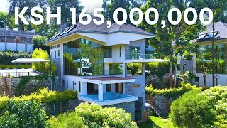 Inside Ksh165000000 5 bedroom maisonette housetour in Loresho realestate lifestyle mansion [upl. by Lemhaj]