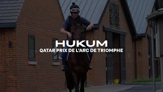 Hukum en route pour le Qatar Prix de lArc de Triomphe 2023 [upl. by Lanrev]