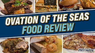 Ovation of the Seas Food amp Dining Experience Honest Review [upl. by Hoag]