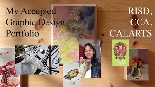 ACCEPTED graphic designart school portfolio risd calarts cca 2022 [upl. by Dirtsa]