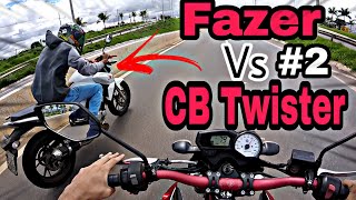 Fazer 250 Vs Cb Twister 2 QUEM VENCEU   Roberto Moto Filmador [upl. by Almeida]