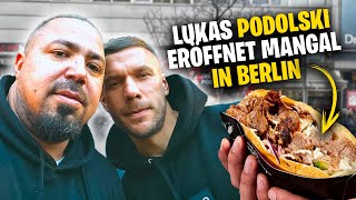 LUKAS PODOLSKI eröffnet in BERLIN  Döner Test [upl. by Marcille36]