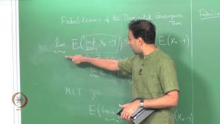 Mod01 Lec34 FATOU’S LEMMA amp DOMINATED CONVERGENCE THEOREM [upl. by Eohce]