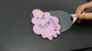 Pancake Art  Lumpy Space Princess Adventure Time by Tiger Tomato [upl. by Nodarse884]