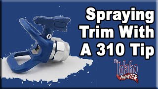 What Tip To Spray Paint Trim Work Graco Sprayer Tutorials [upl. by Irah]