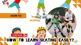 How to learn skating easily  How to starting skating only 7 simple step for kids my first vlogs [upl. by Yaron]