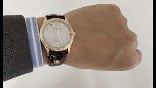 New 2021 Patek Philippe Calatrava 6119R Wrist View [upl. by Hertberg]