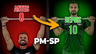 BARRA FIXA  TREINO PARA FAZER 100 PONTOS  TAF PMSP [upl. by Uol234]