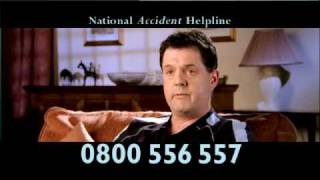 National Accident Helpline  Strained back from heavy lifting TV ad [upl. by Ahseik424]