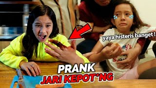 PRANK ALIA Mau Buat Makanan Buka Puasa Jari Ku KEPOTNG Dia Panik [upl. by Neill]