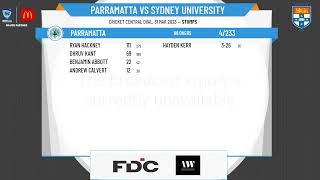 NSW Premier  First Grade Belvidere Cup  Grand Final  Parramatta v Sydney University  Day 1 [upl. by Georgy]