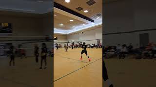 10 Yanielis ACE Life Christian Academy varsity volleyball Game vs Poinciana Christian shorts [upl. by Cirde]