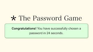 How speedrunners beat The Password Game in 24 seconds [upl. by Mowbray267]