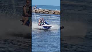 Jet Ski Speeding and Wave Jumping in the Venice Florida Jetty JetSki WaveJumping VeniceFlorida [upl. by Ecnerolf705]