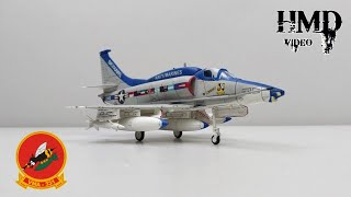 Douglas A4M Skyhawk US Marines quotThe Last Skyhawkquot Hobby Master HA1401 172 Diecast Model [upl. by Zarihs]