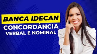 Concordância verbal e nominal para a banca IDECAN  Você precisa saber disso [upl. by Lowney]