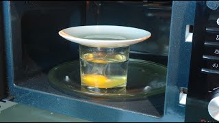 Put an egg into the glass try this microwave trick [upl. by Chastain]