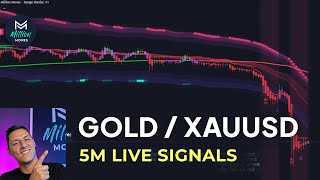 🔴Live GOLD 5Minute Trading Signals  5m XAUUSD Chart  Buy and Sell indicator [upl. by Letnuhs]